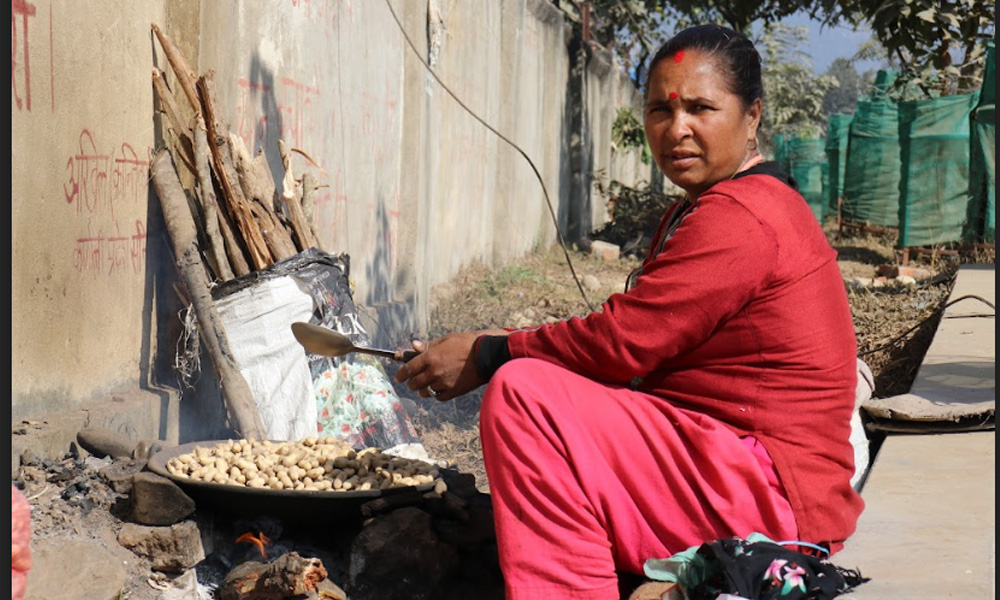 मासिक ९० हजारको बदाम बेच्छिन् धनलक्ष्मी