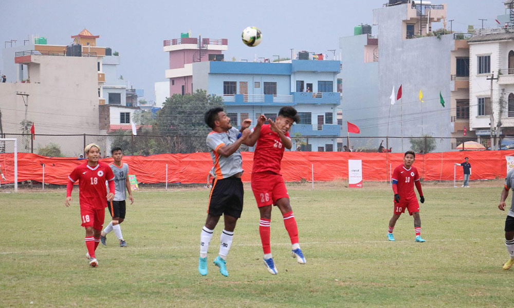 तिलोत्तमा गोल्डकपमा विभागीय एपीएफलाई हराउँदै फ्रेण्डस् क्लब सेमीफाइनलमा